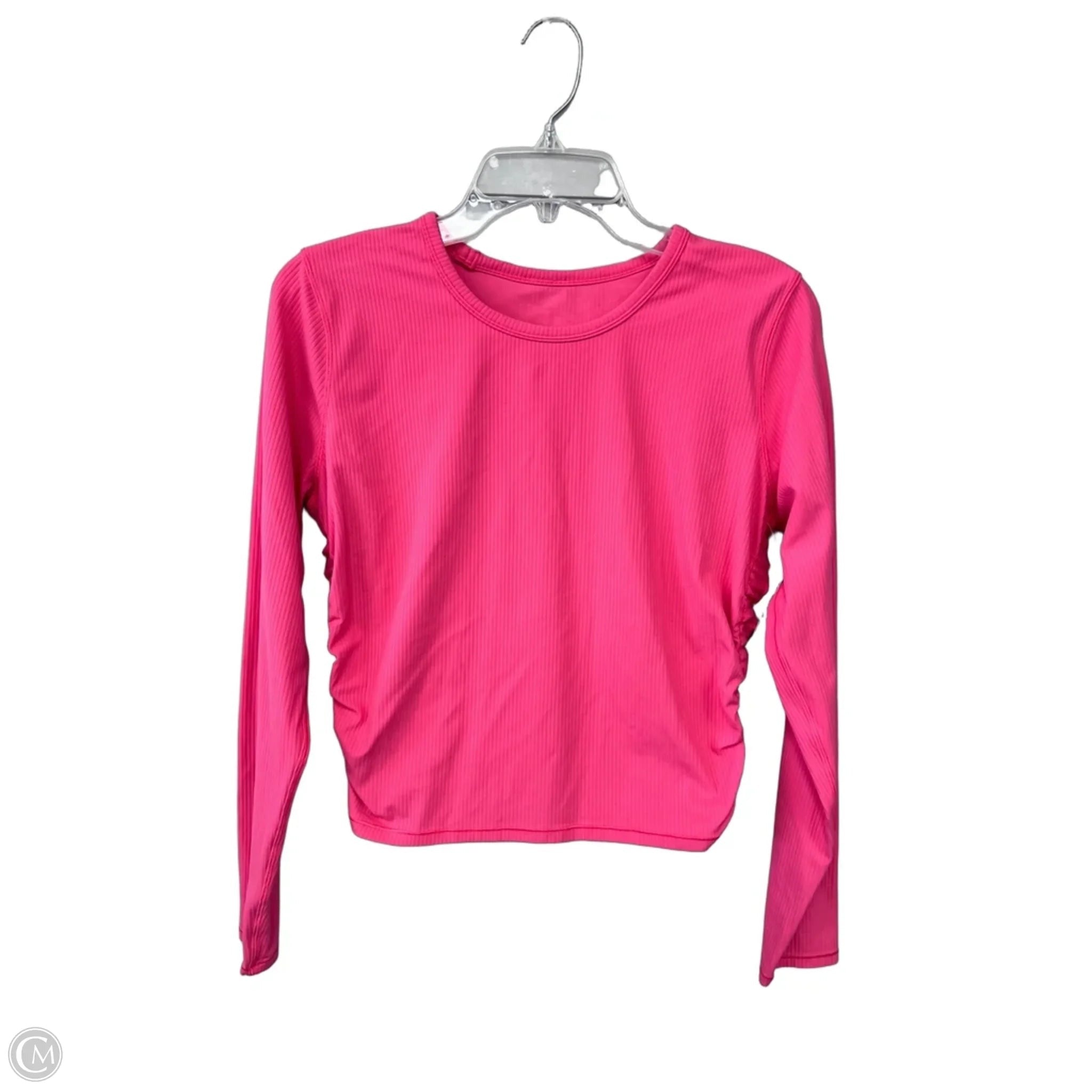 Athletic Top Long Sleeve Crewneck By Lululemon In Pink, Size: 8