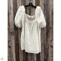 Dress Casual Midi By Abercrombie And Fitch In White, Size: M