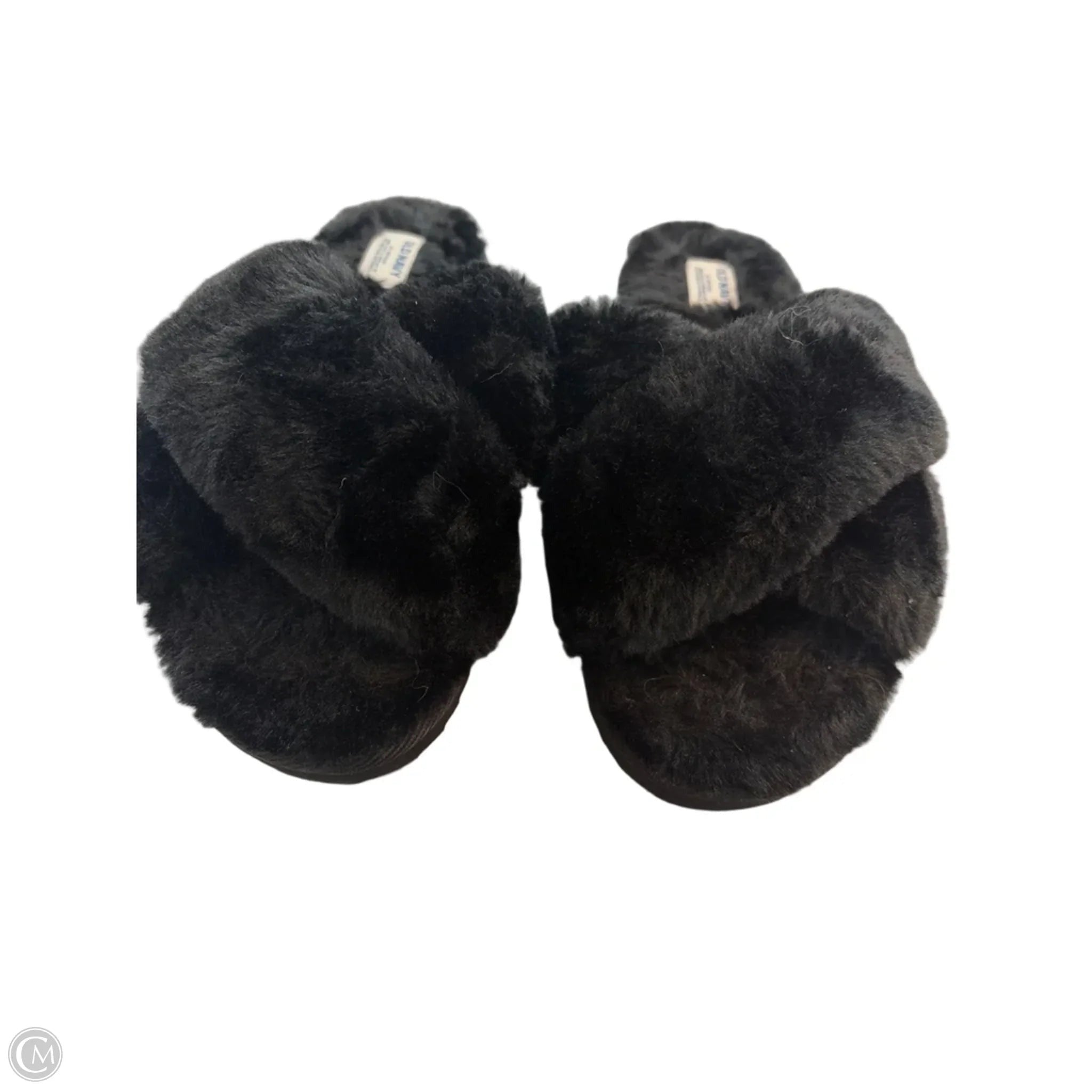 Slippers By Clothes Mentor In Black, Size: 9