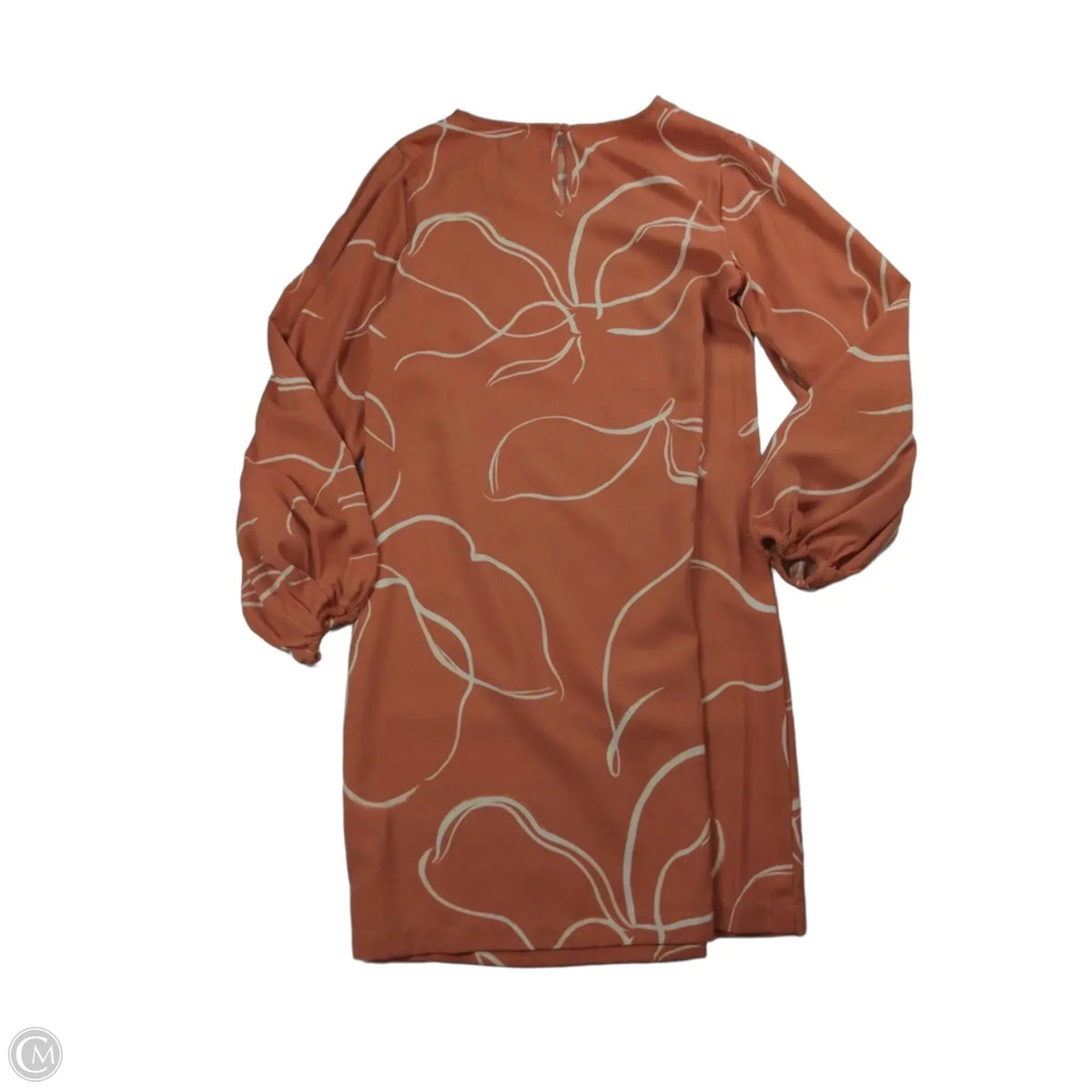 Dress Casual Midi By A New Day In Orange, Size: Xs