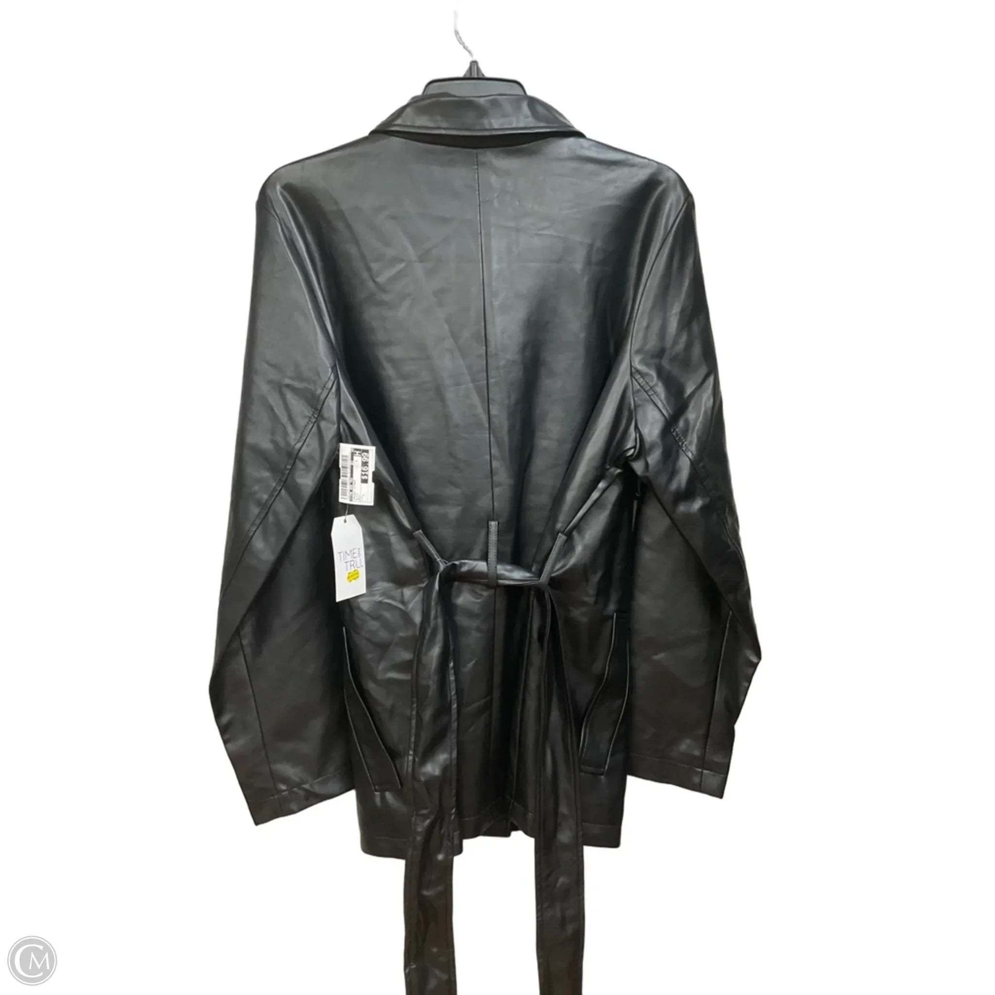 Jacket Other By Time And Tru In Black, Size: L