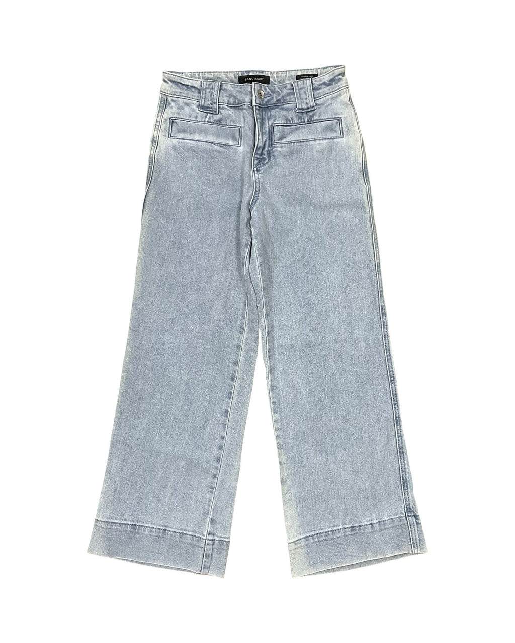 Jeans Cropped By Sanctuary In Blue Denim, Size:2