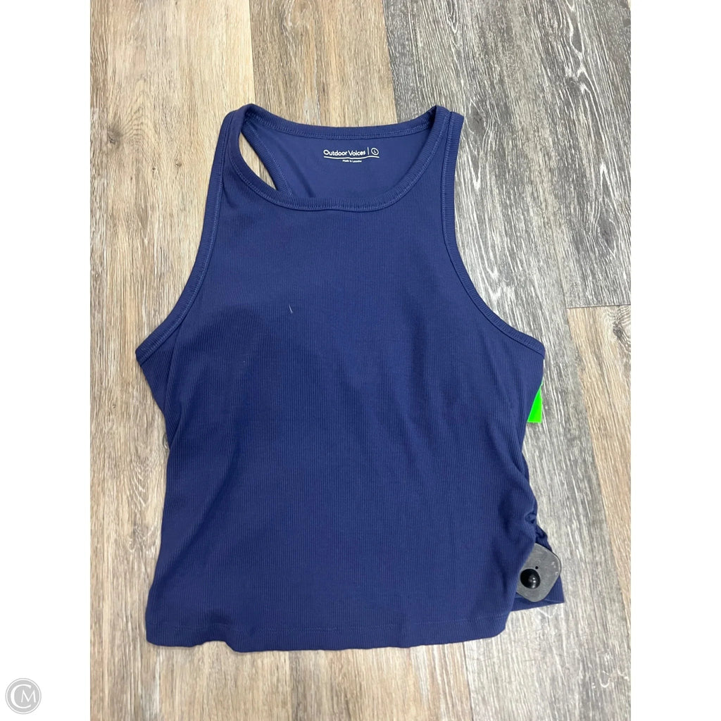 Athletic Tank Top By Outdoor Voices In Purple, Size: L