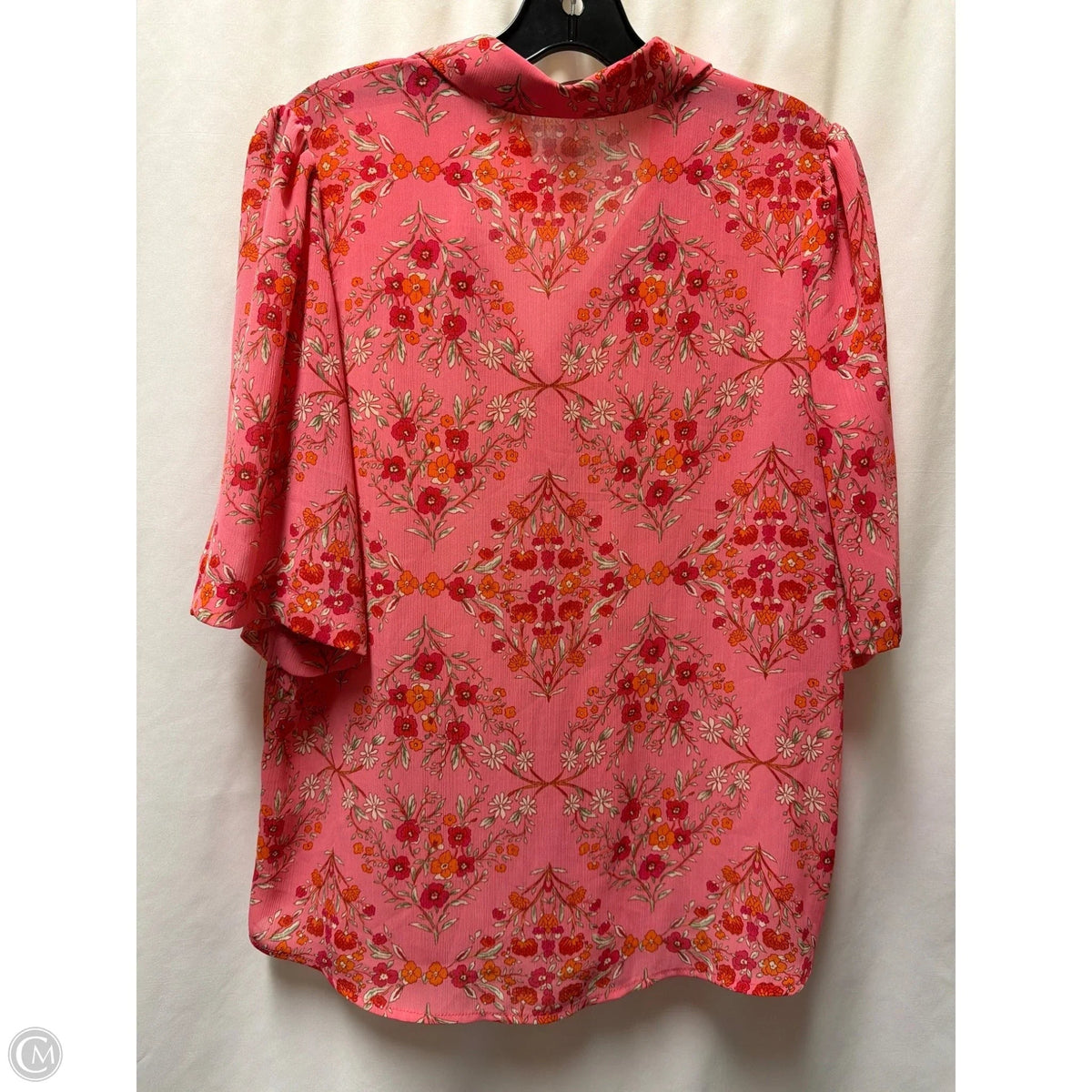 Top Short Sleeve By Clothes Mentor In Pink, Size: M