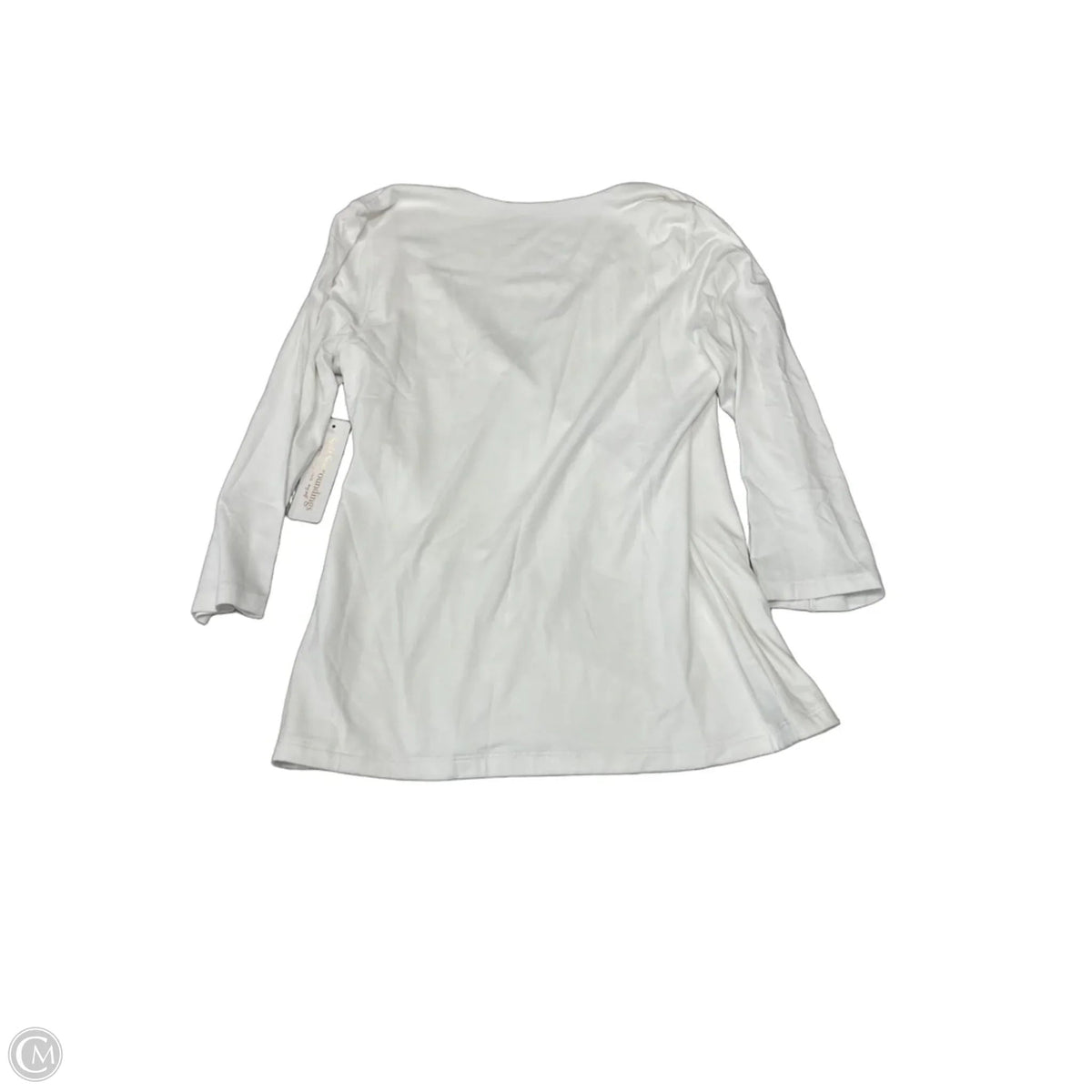 Top Long Sleeve By Soft Surroundings In White, Size: M