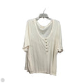 Top Short Sleeve By Festi In Cream, Size: 4x
