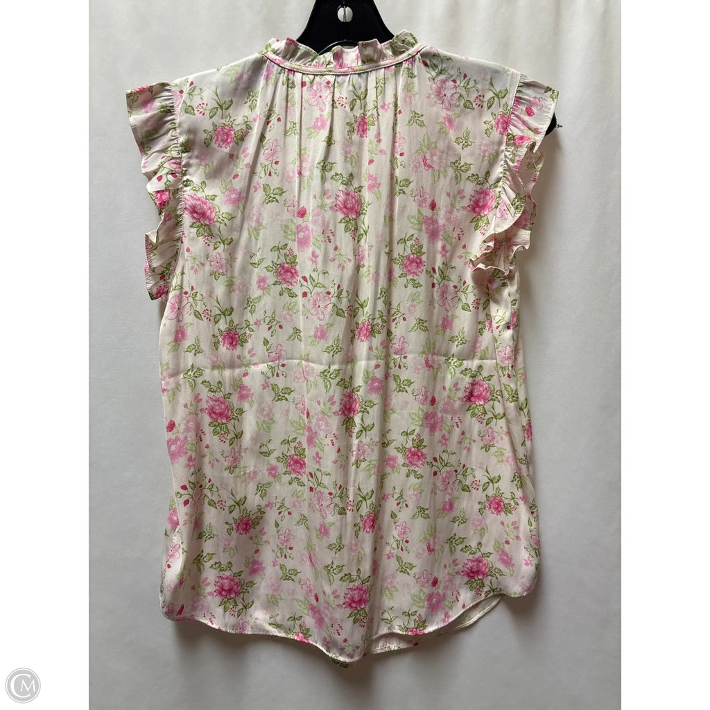 Top Sleeveless By Maison Damelie In Pink, Size: S