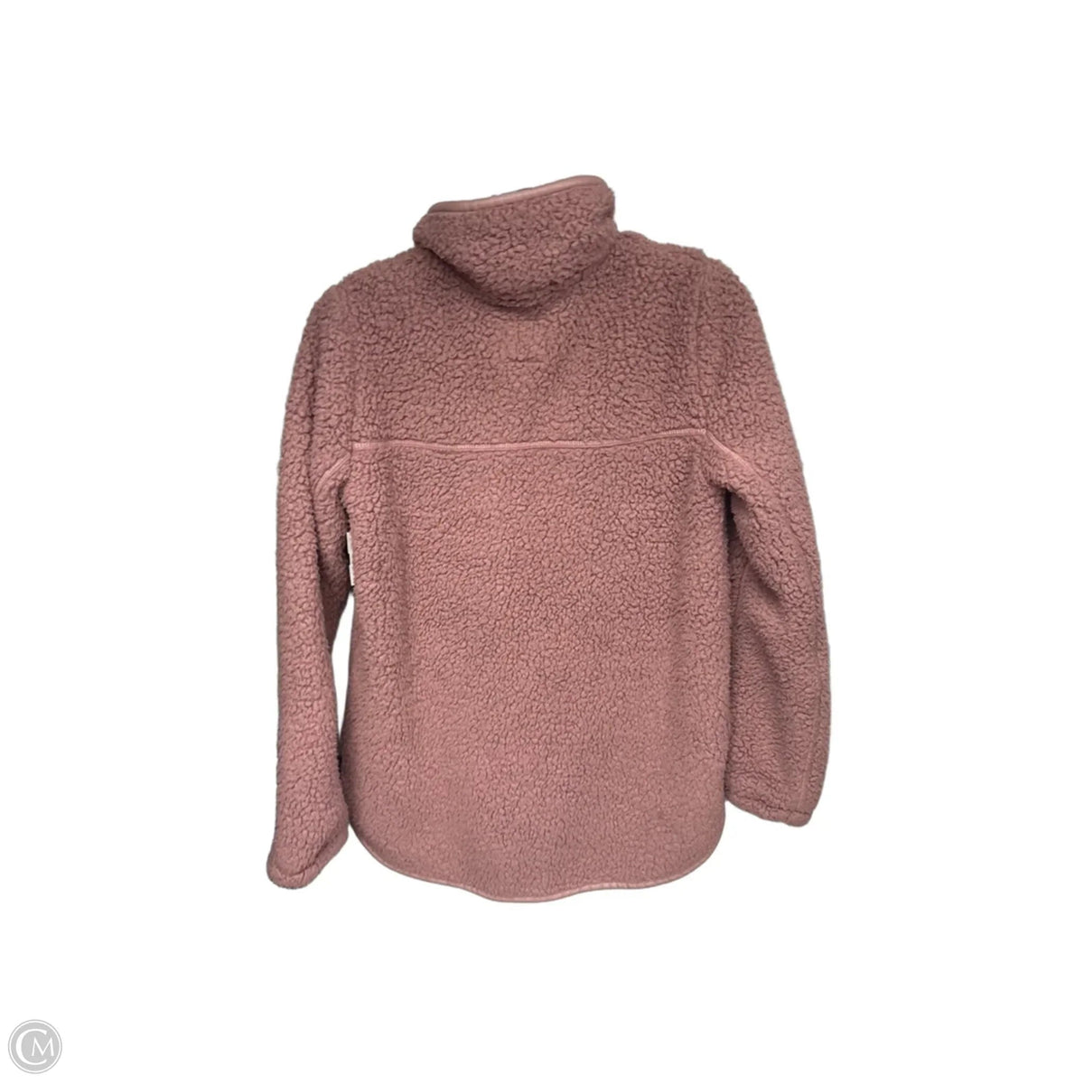Jacket Fleece By Abercrombie And Fitch In Mauve, Size: S