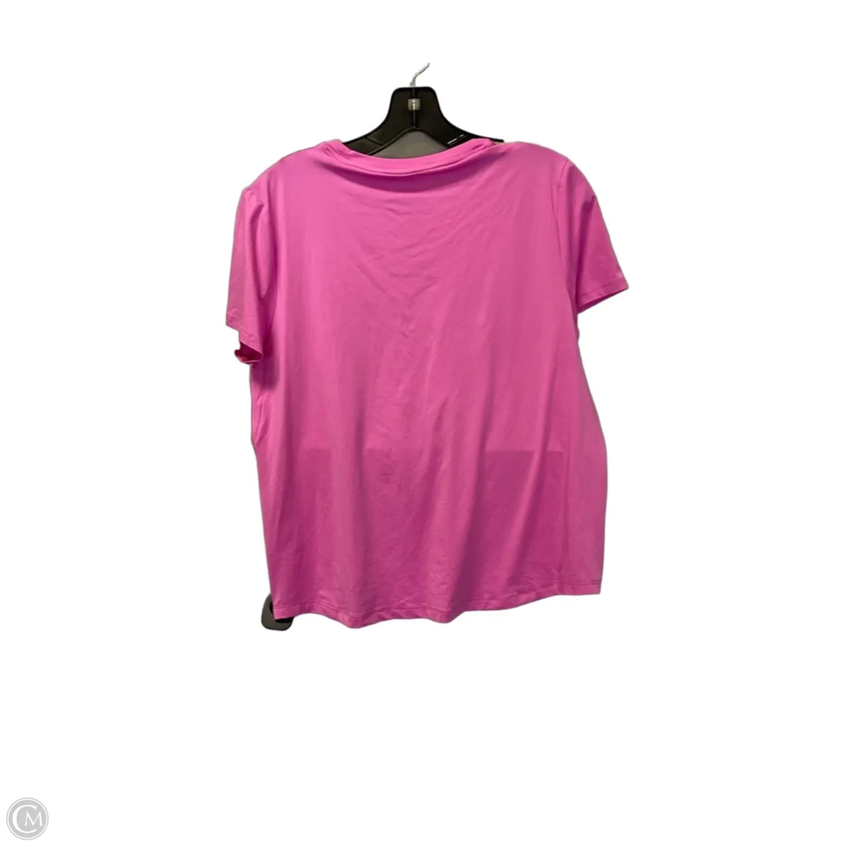 Athletic Top Short Sleeve By Nike Apparel In Pink, Size: M