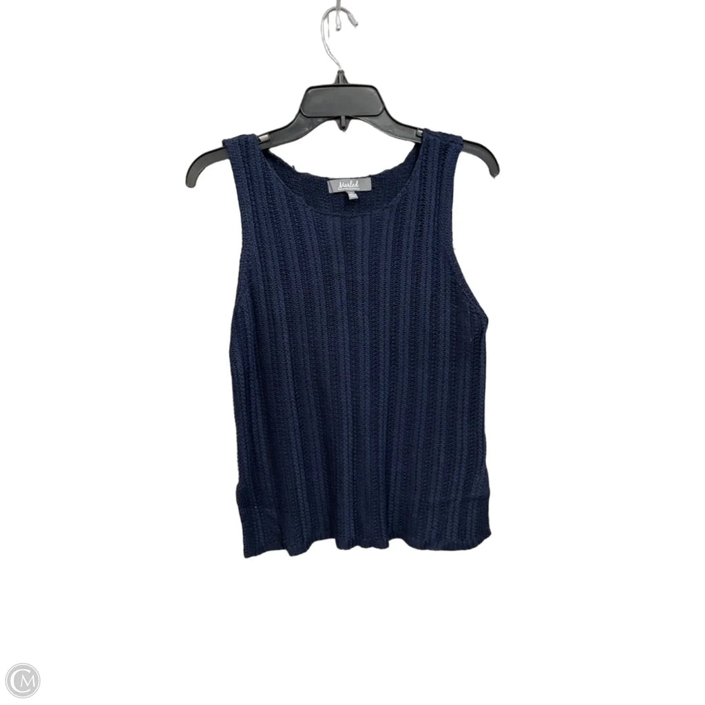 Top Sleeveless By Marled In Navy, Size: M