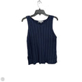 Top Sleeveless By Marled In Navy, Size: M