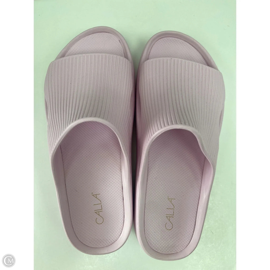 Sandals Heels Platform By Calia In Pink, Size: 11