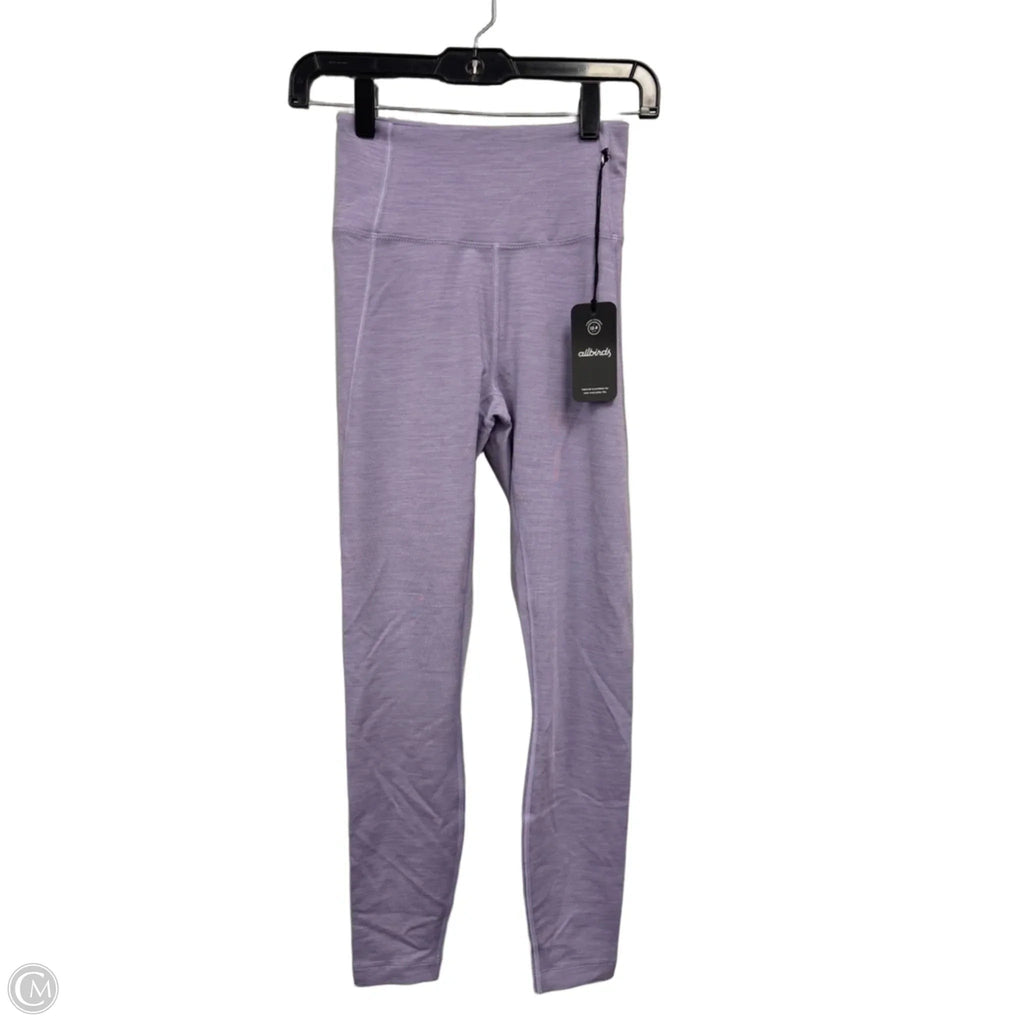 Athletic Leggings By Allbirds In Purple, Size: Xs