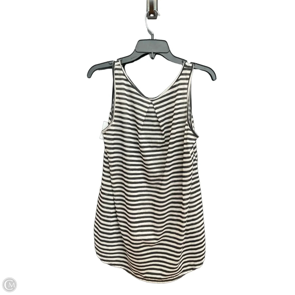 Top Sleeveless By H&m In Striped Pattern, Size: S