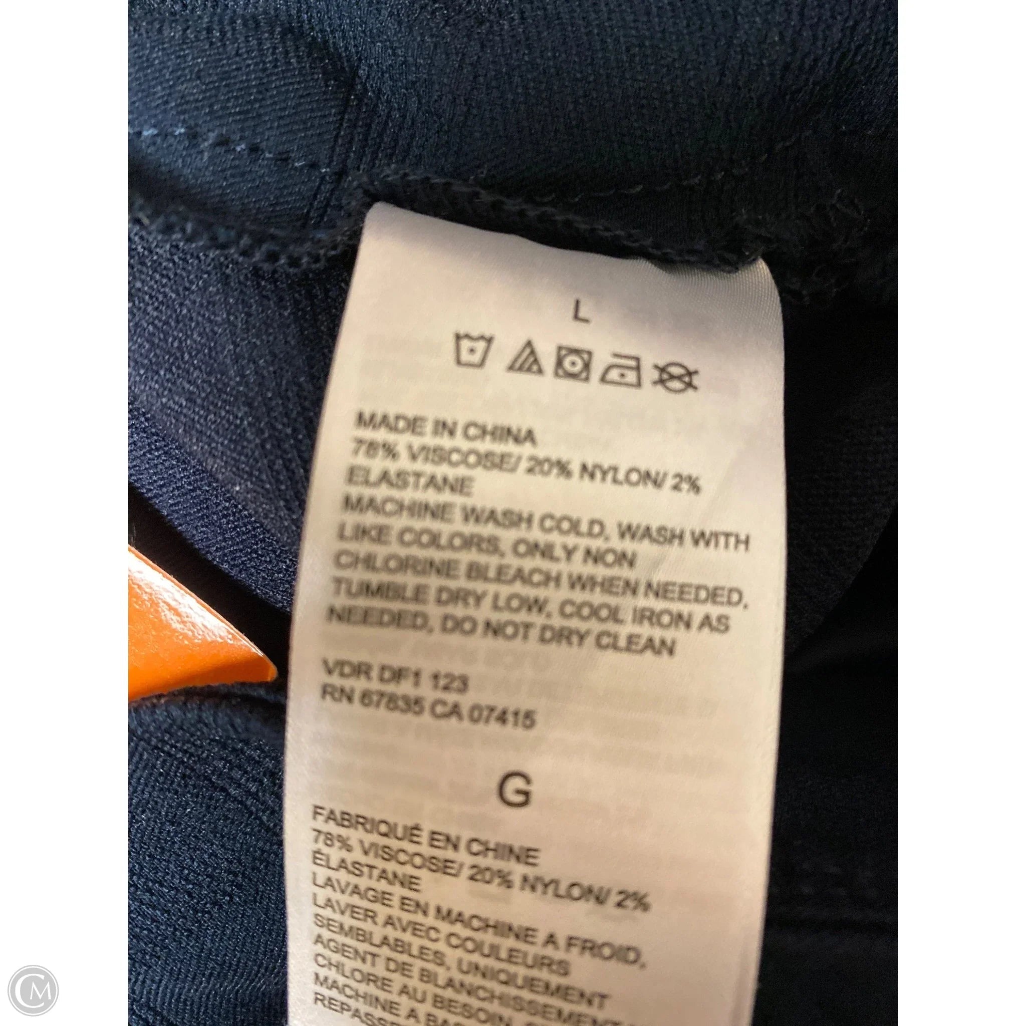 Pants Dress By Nautica In Navy, Size: L