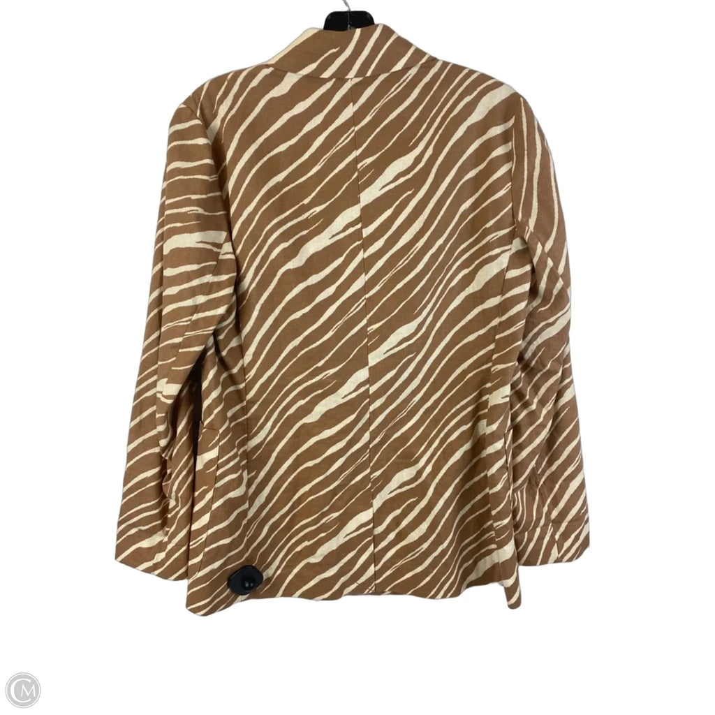 Blazer By A New Day In Zebra Print, Size: Xs