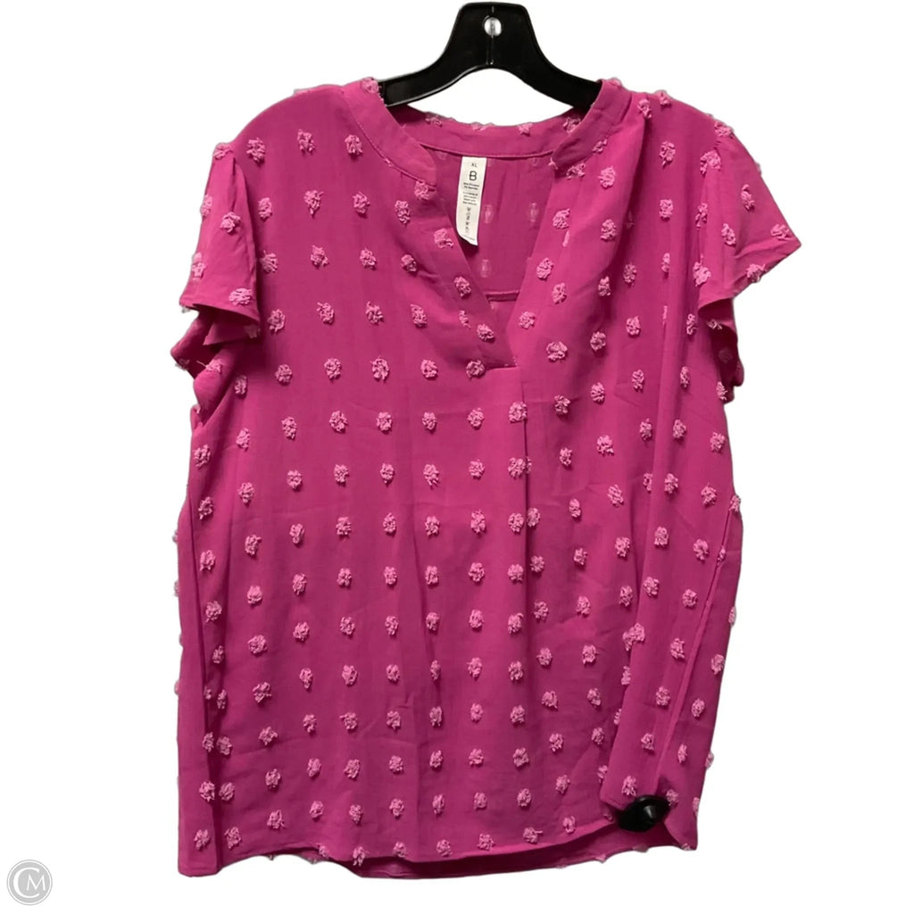 Top Sleeveless By Clothes Mentor In Pink, Size: Xl