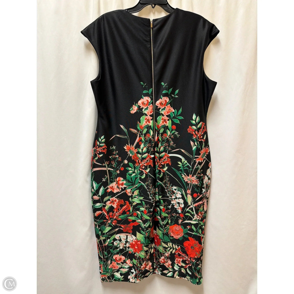 Dress Casual Midi By Clothes Mentor In Black, Size: Xxl