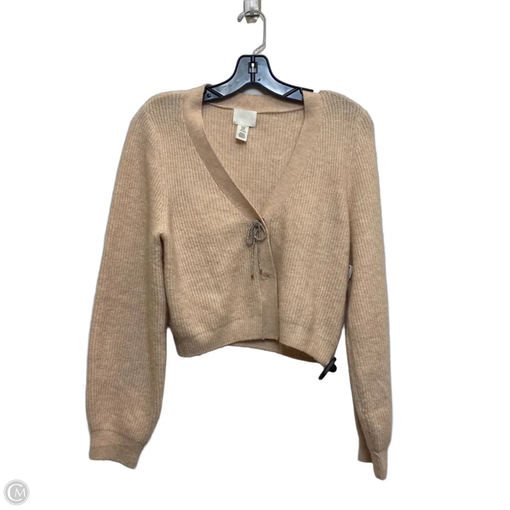 Cardigan By H&m In Pink, Size: Xs