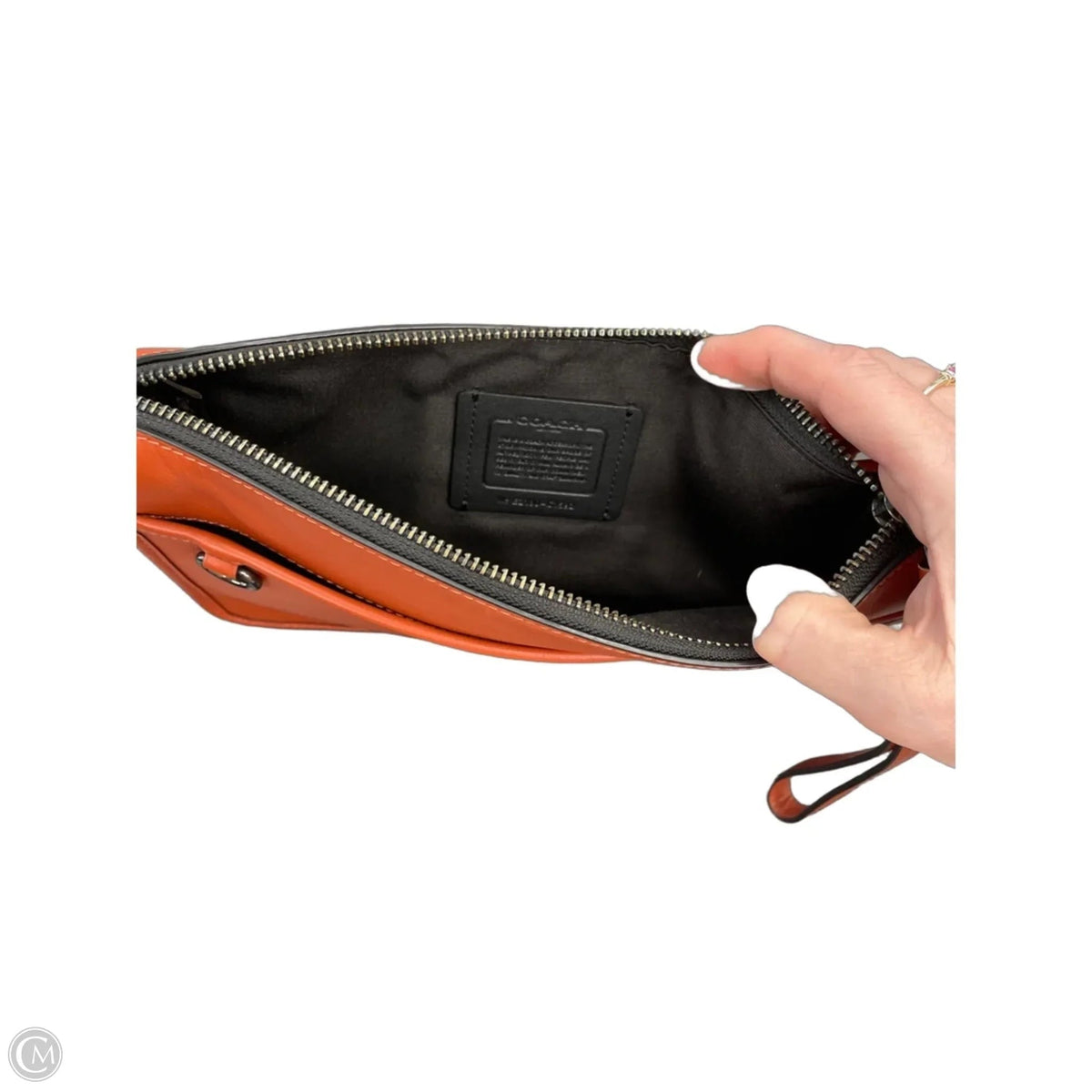 Clutch Designer By Coach, Size: Small