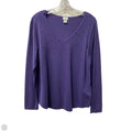 Top Long Sleeve By Chicos In Purple, Size: L