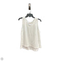 Top Sleeveless By Soft Surroundings In White, Size: L