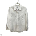 Top Long Sleeve By Liverpool In White, Size: S