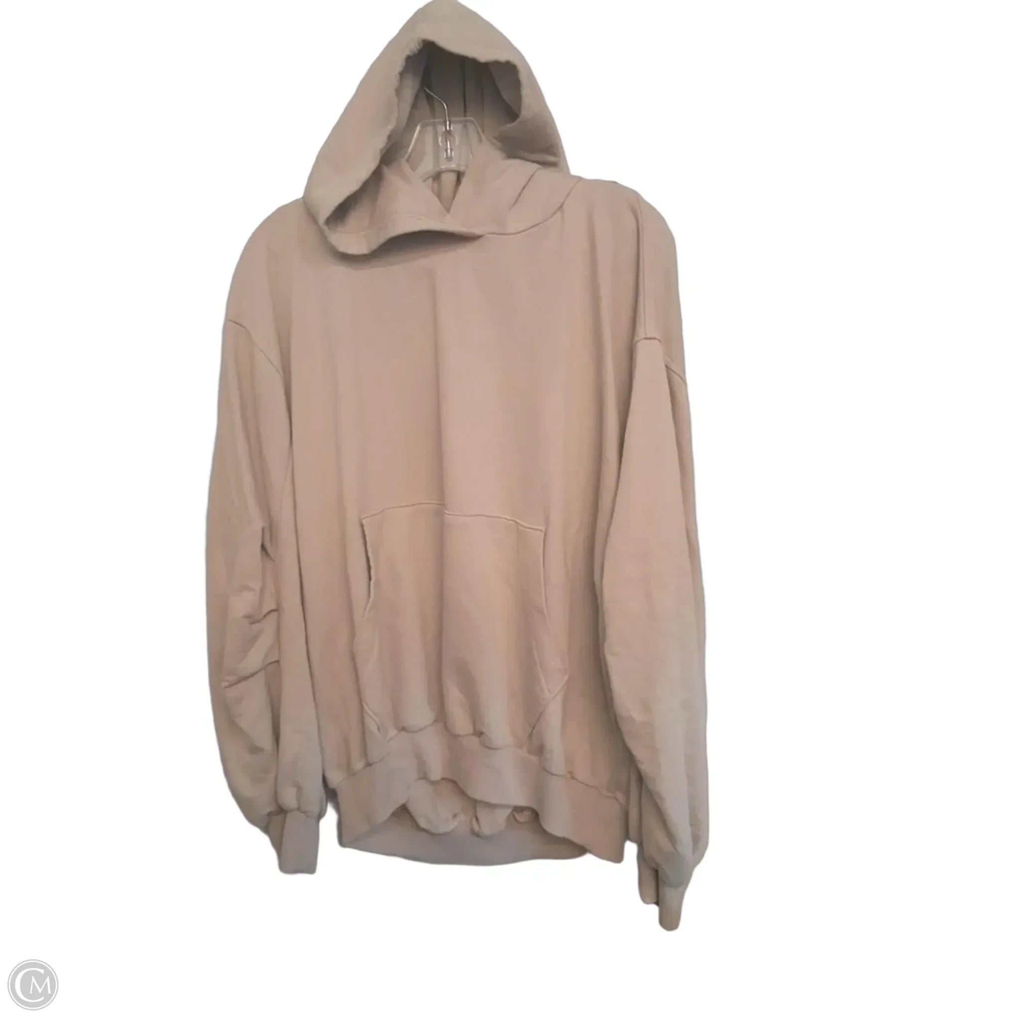 Sweatshirt Hoodie By Aerie In Tan, Size: M