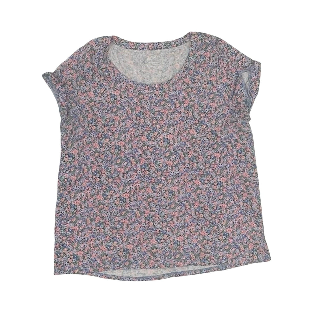 Top Ss By J. Jill In Floral Print, Size:M