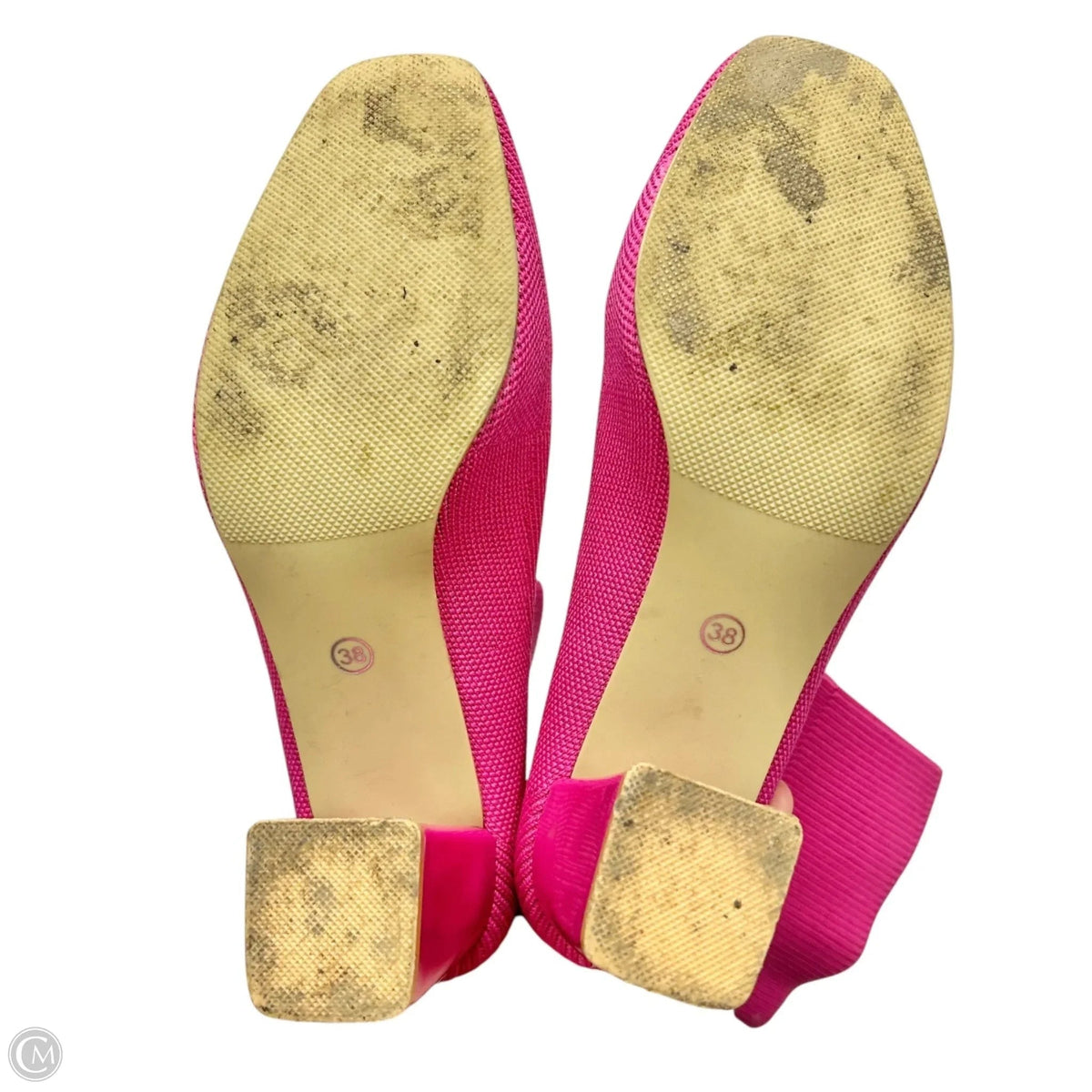 Boots Ankle Heels In Pink, Size: 7.5