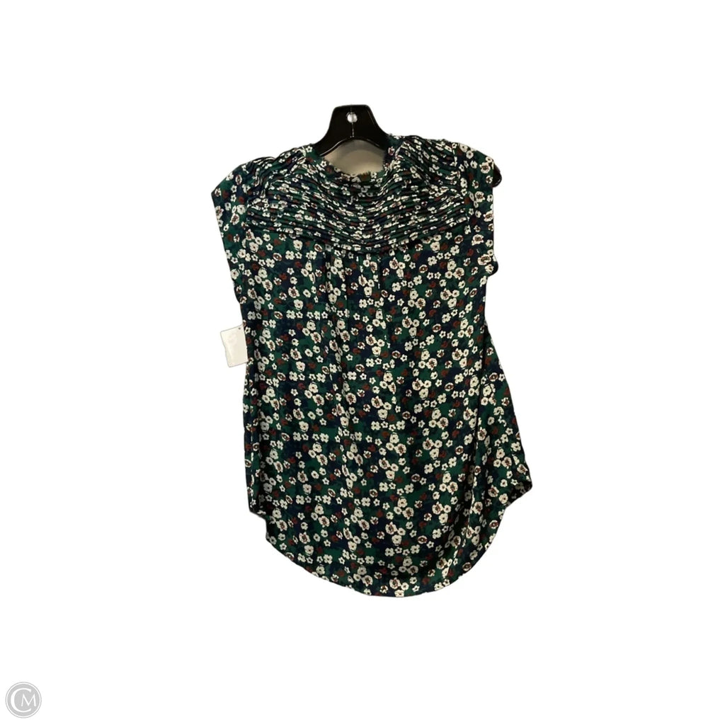 Top Sleeveless By Daniel Rainn In Floral Print, Size: Xs
