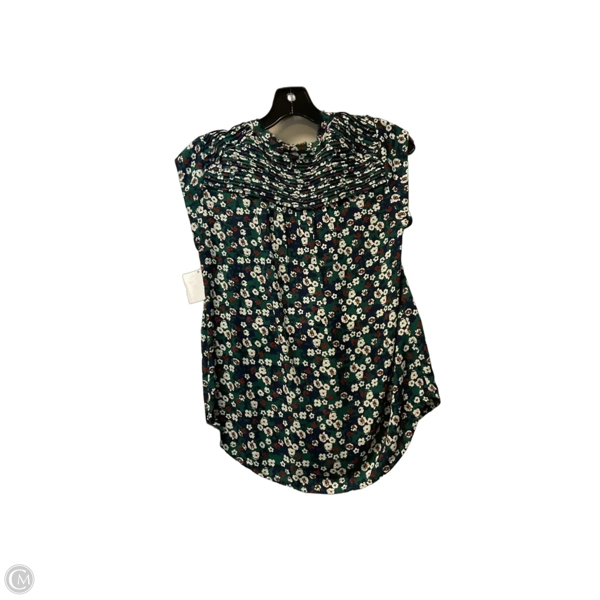 Top Sleeveless By Daniel Rainn In Floral Print, Size: Xs