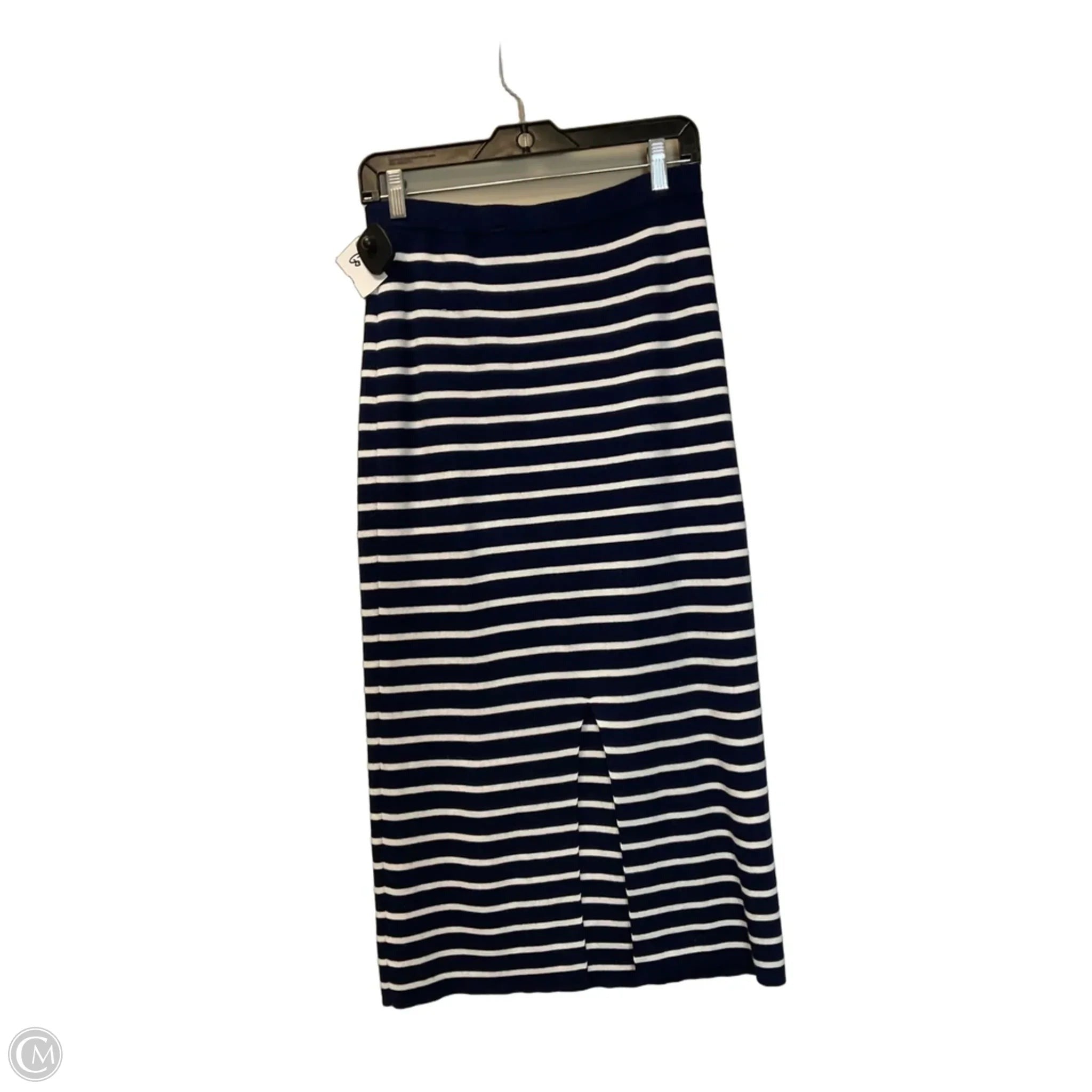 Skirt Maxi By Freshman In Striped Pattern, Size: L