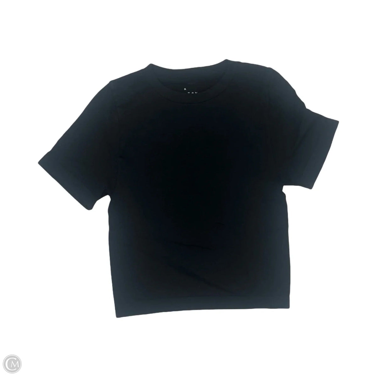 Top Short Sleeve By A New Day In Black, Size: S