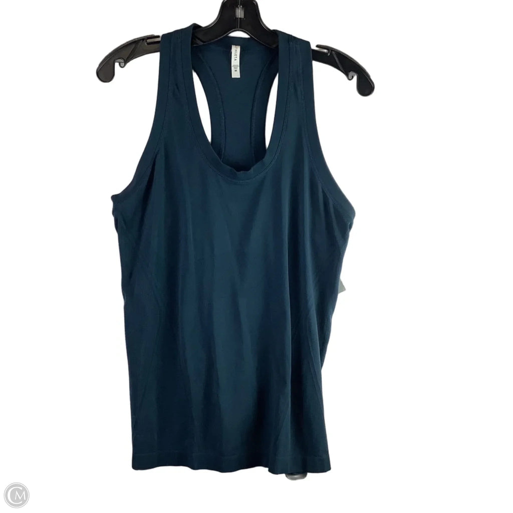 Athletic Tank Top By Athleta In Blue & Brown, Size: M