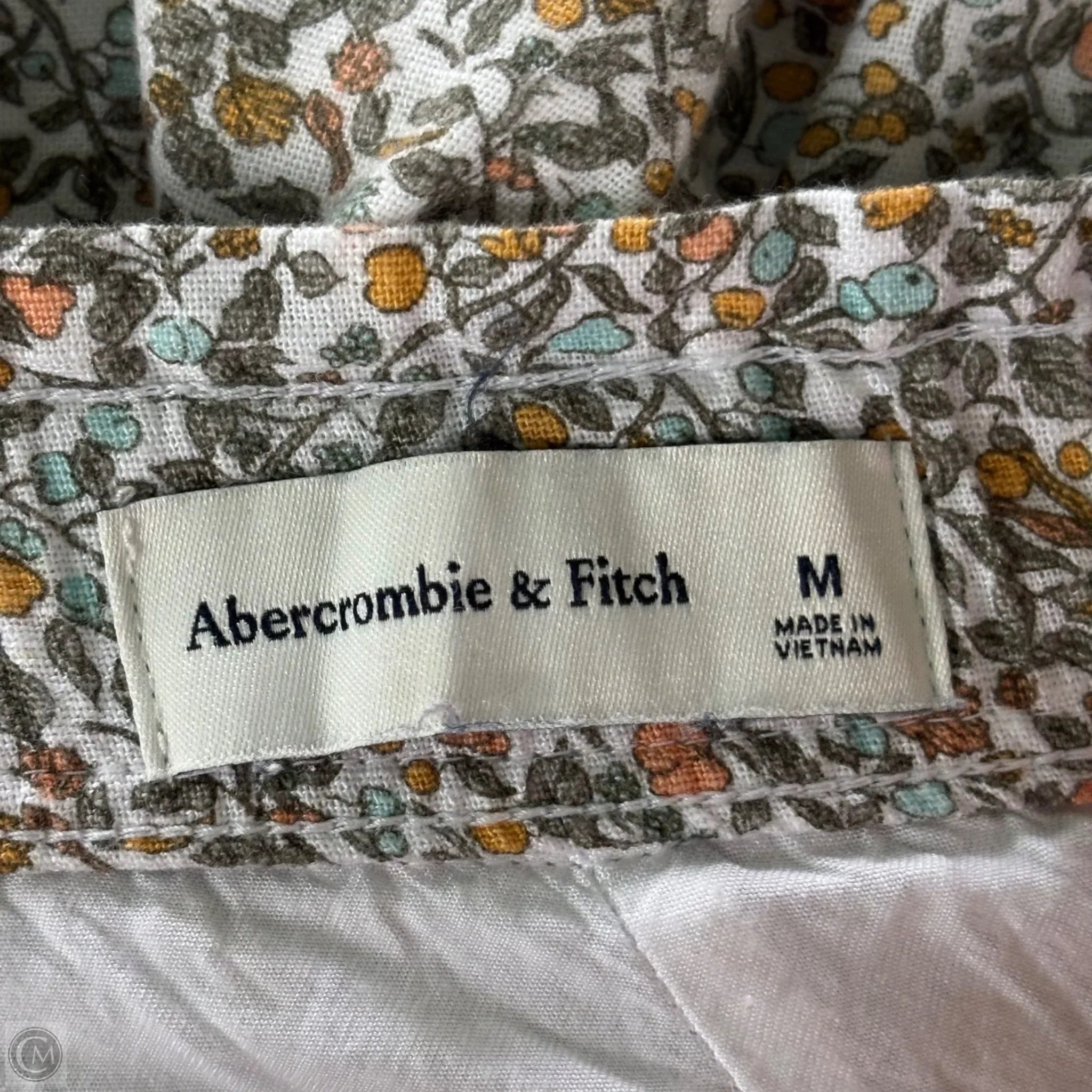 Shorts By Abercrombie And Fitch In Floral Print, Size: M