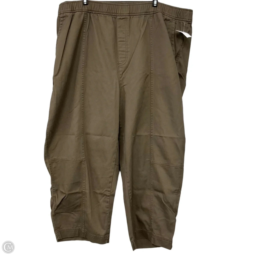 Pants Wide Leg By Old Navy In Green, Size: Xxl