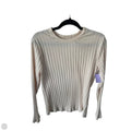 Top Long Sleeve Basic By A New Day In Cream, Size: Xl