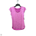 Athletic Top Short Sleeve By Reebok In Pink, Size: S