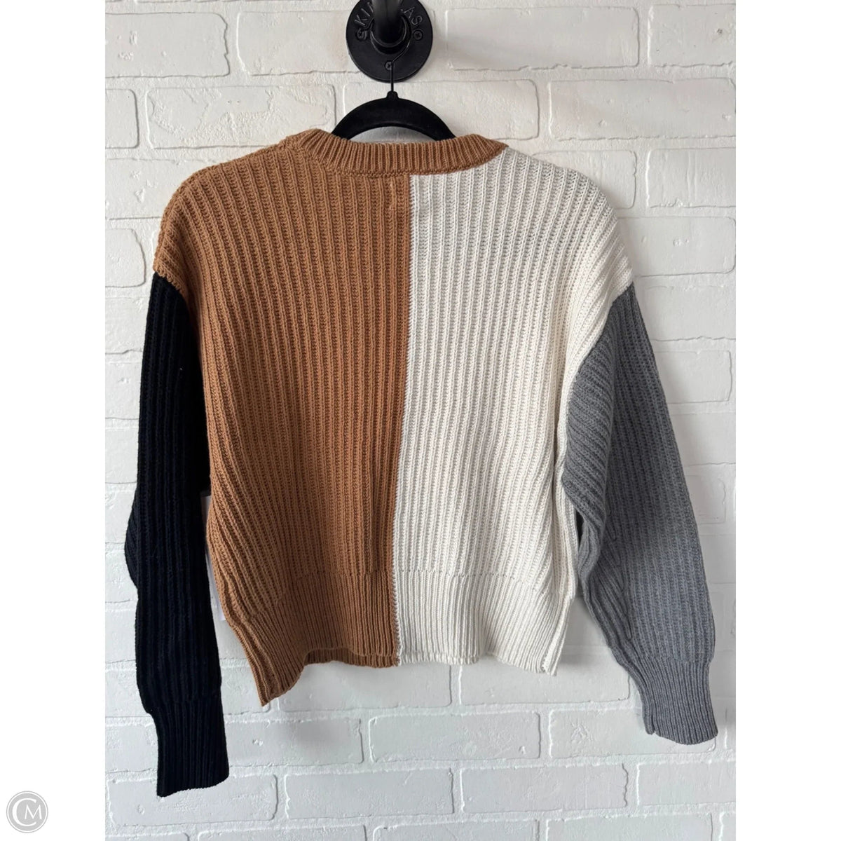 Sweater By A New Day In Brown & Cream, Size: S