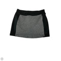 Skirt Mini & Short By Smartwool In Black & Grey, Size: 14