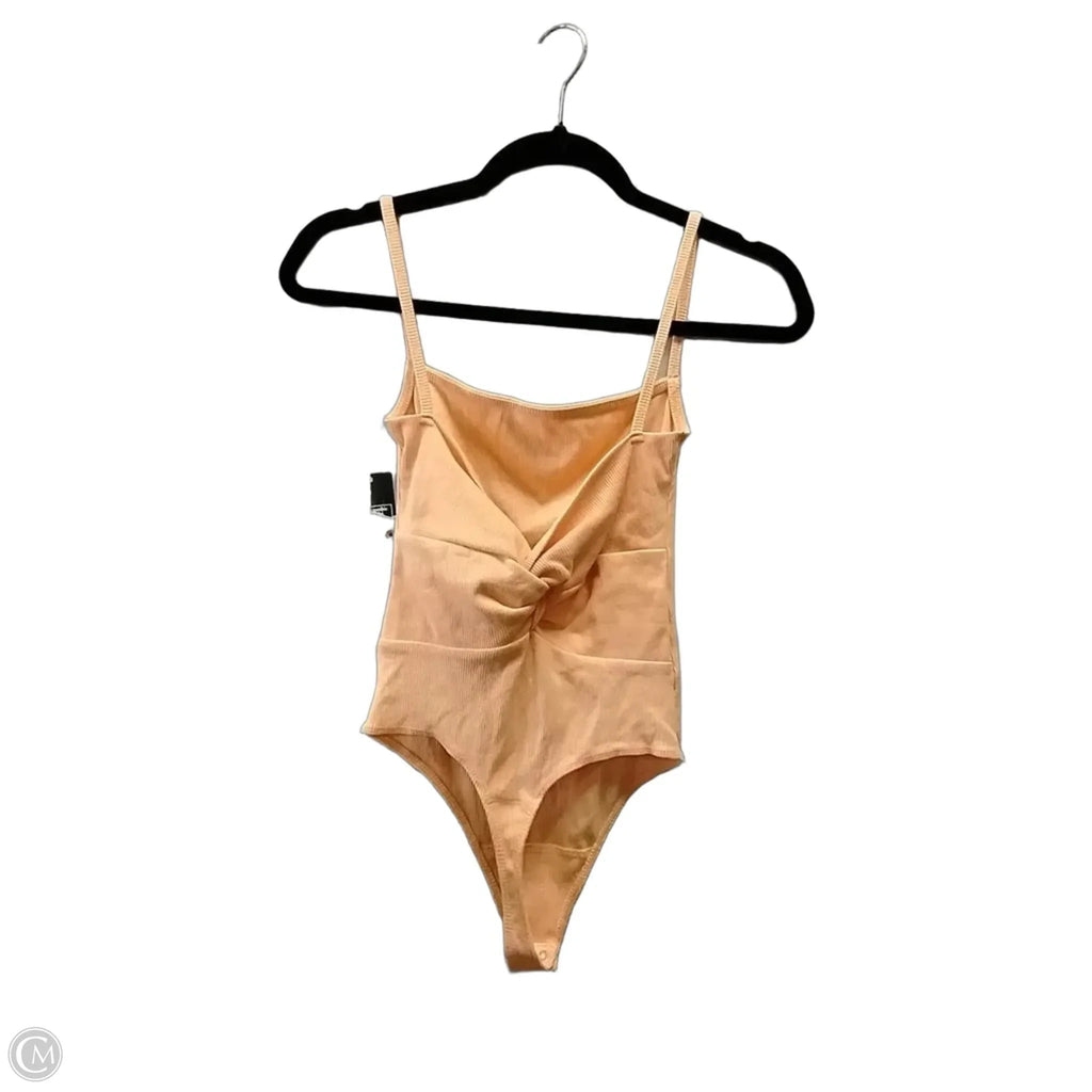 Bodysuit By Abercrombie And Fitch In Orange, Size: Xs