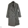 Coat Designer By All Saints In Black & Grey, Size: 12