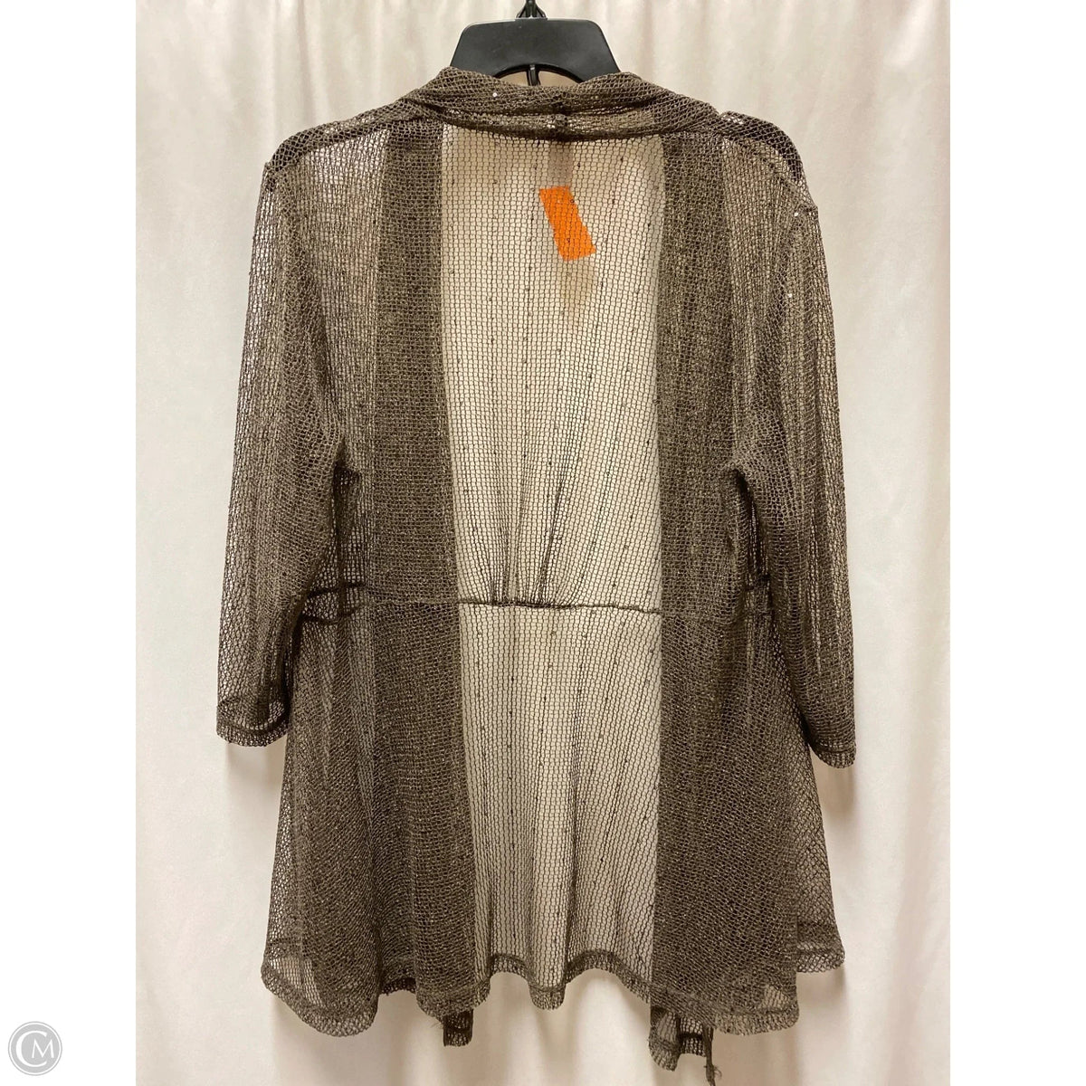 Cardigan By Clothes Mentor In Taupe, Size: M