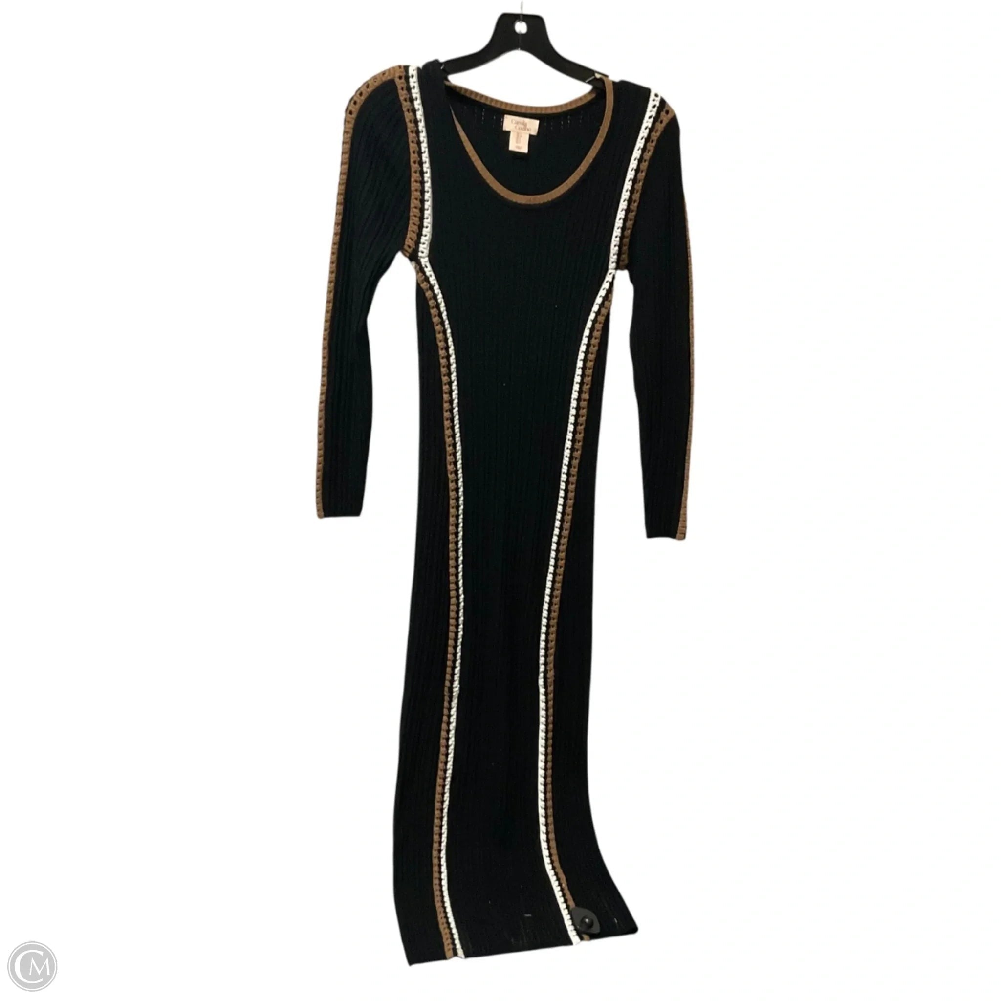 Dress Designer By Camila Coelho In Black & Brown, Size: S