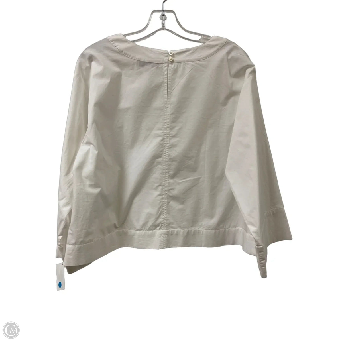 Top Long Sleeve By Loft In White, Size: M