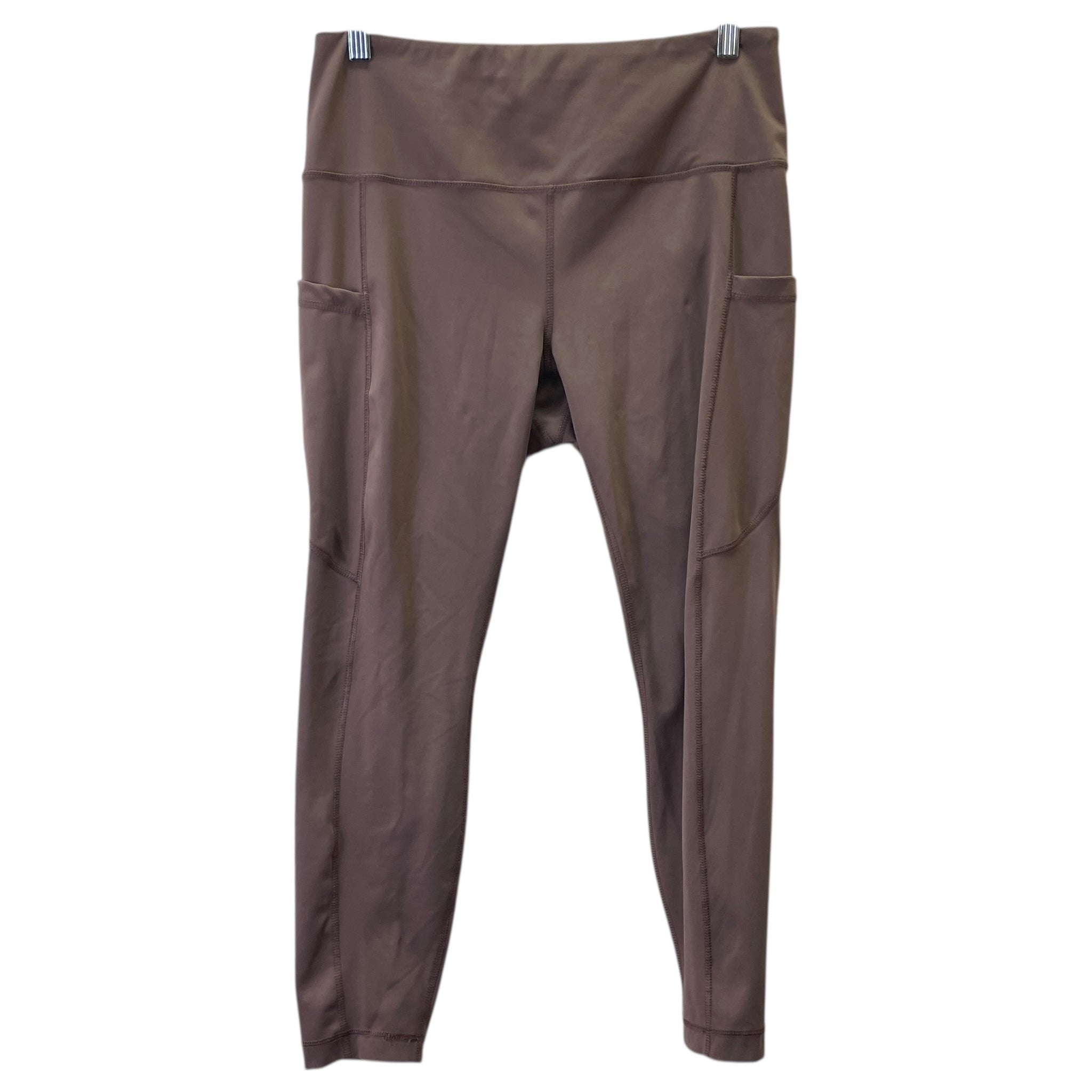 Athletic Leggings By 90 Degrees By Reflex In Brown, Size:Xl