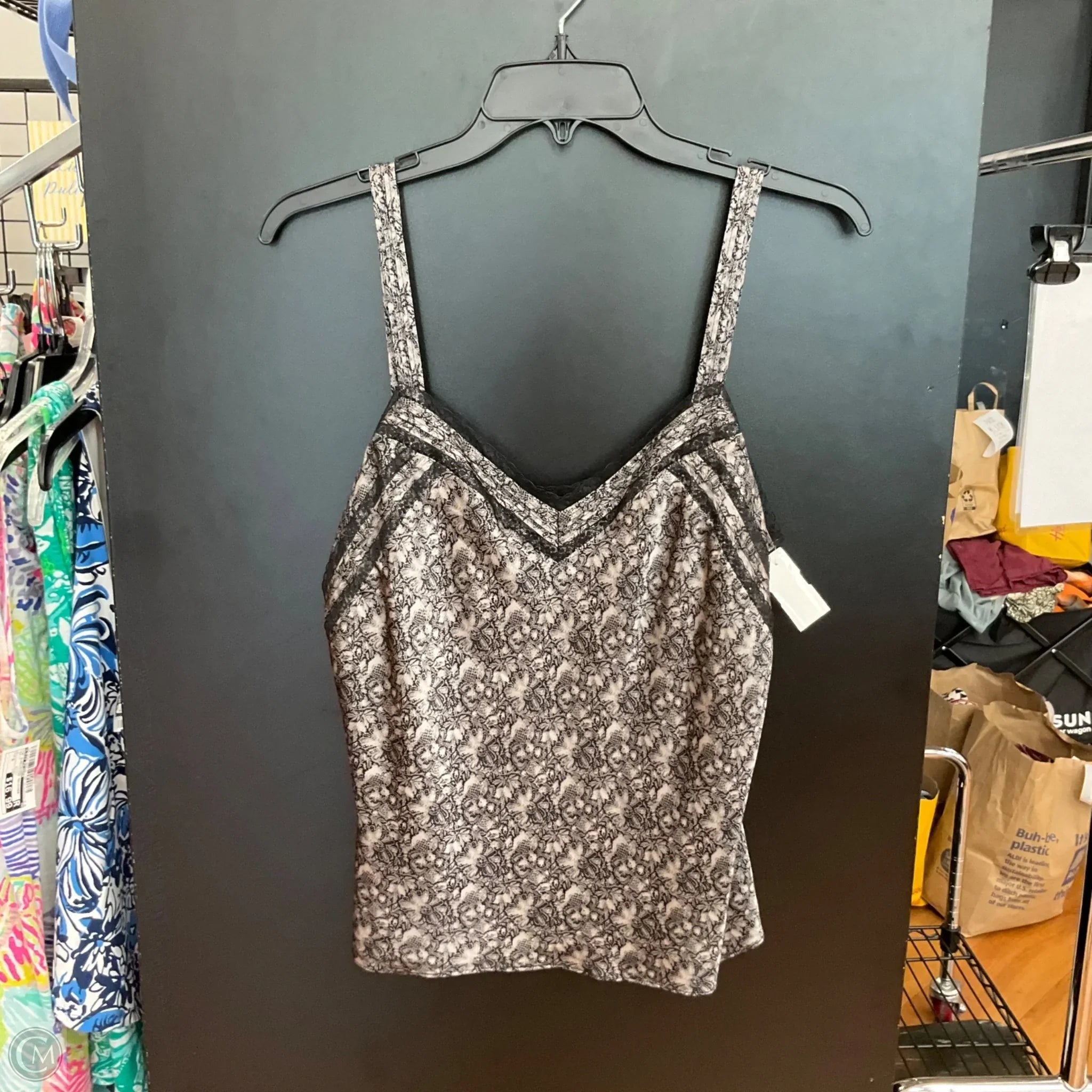 Top Sleeveless By Ann Taylor In Black, Size: M