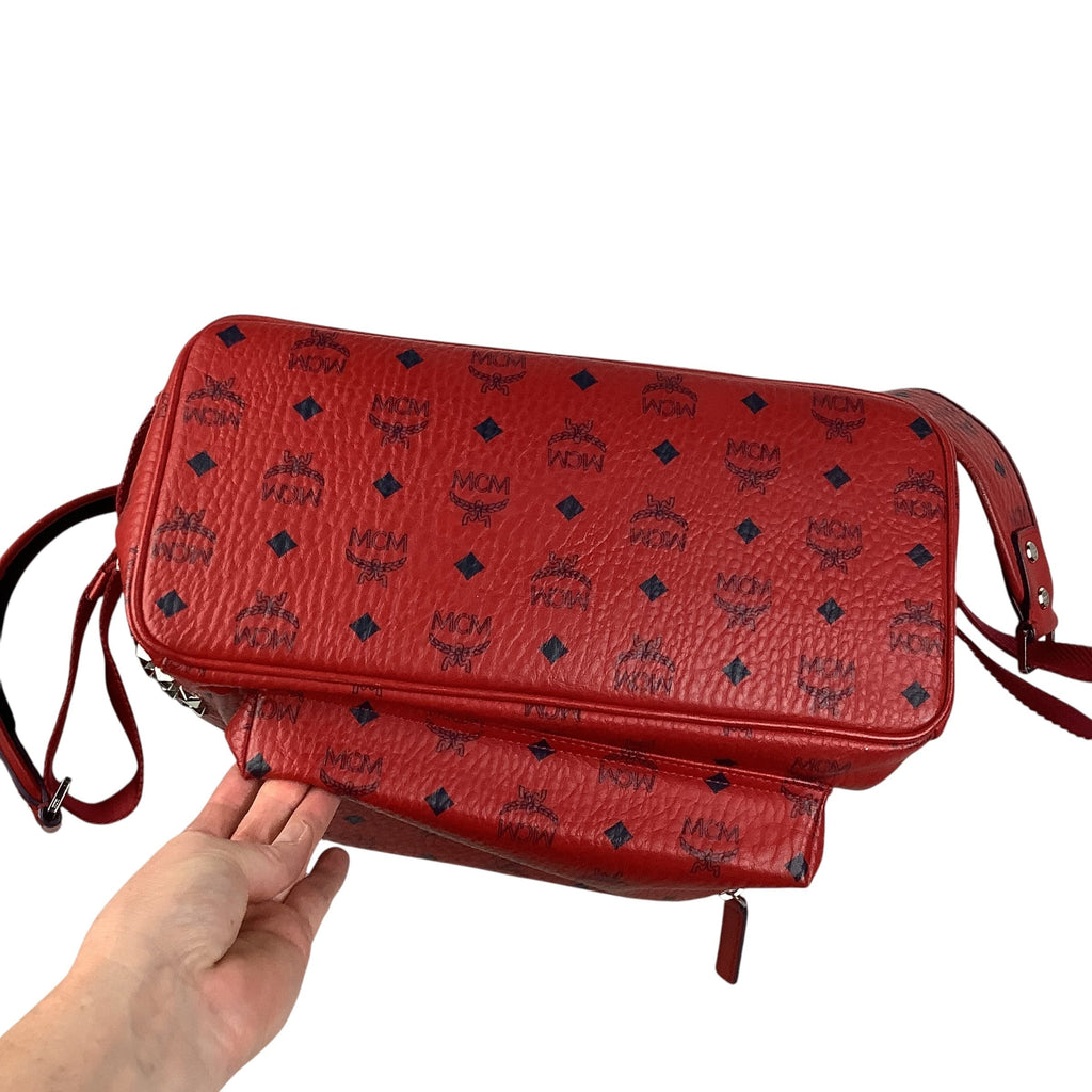 Backpack Luxury Designer By Mcm, Size: Large