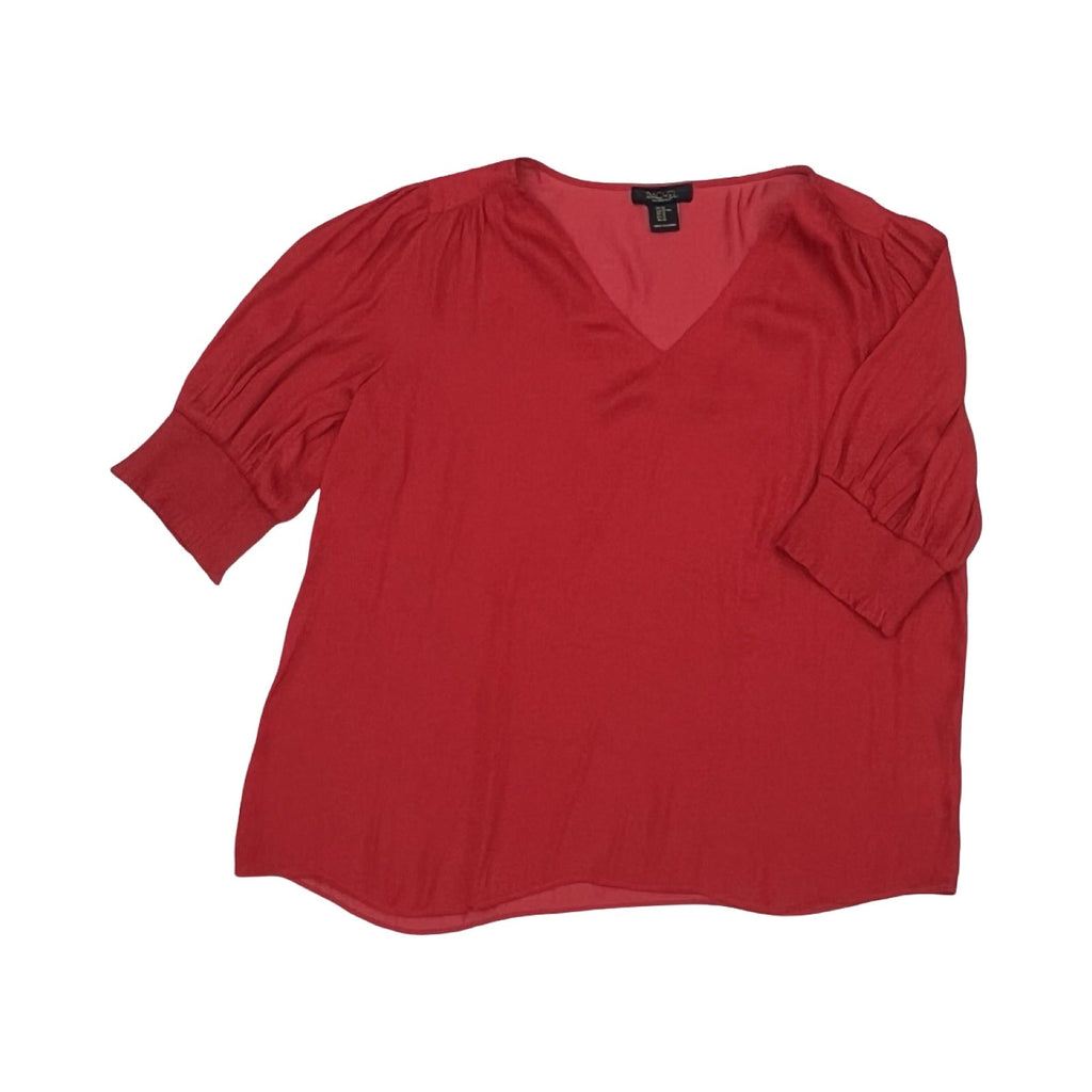 Blouse Ss By Rachel Roy In Red, Size:Xl